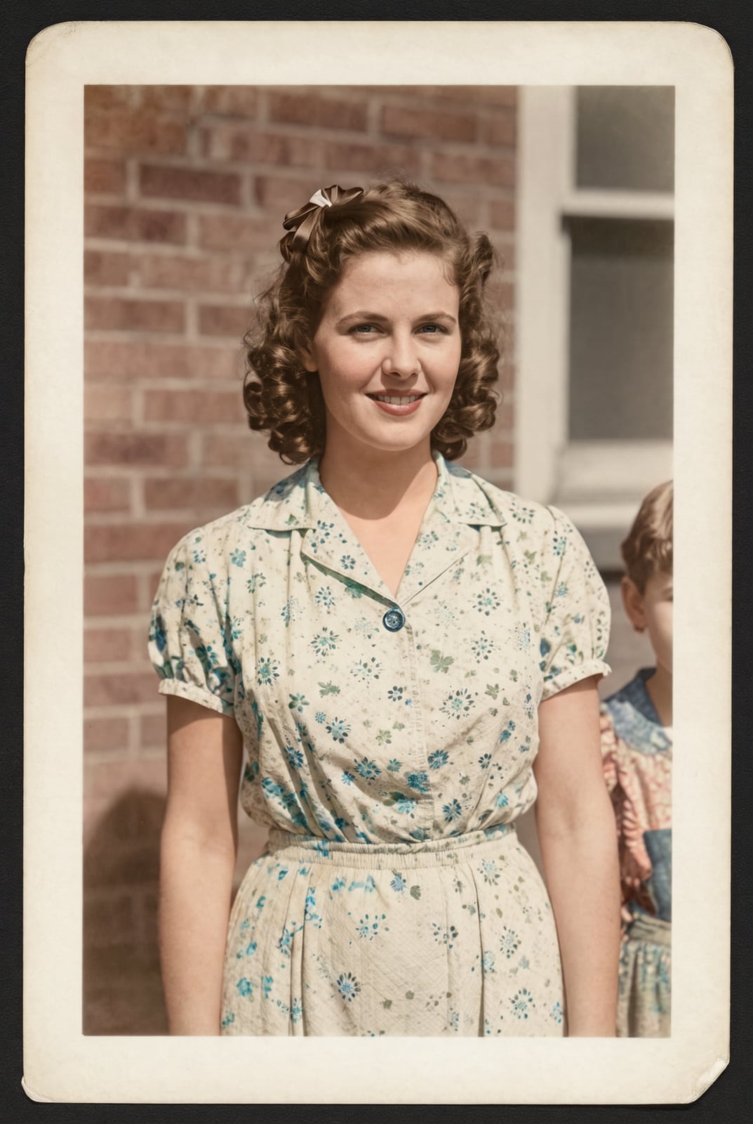 1930s · grandma at nineteen · torn & taped